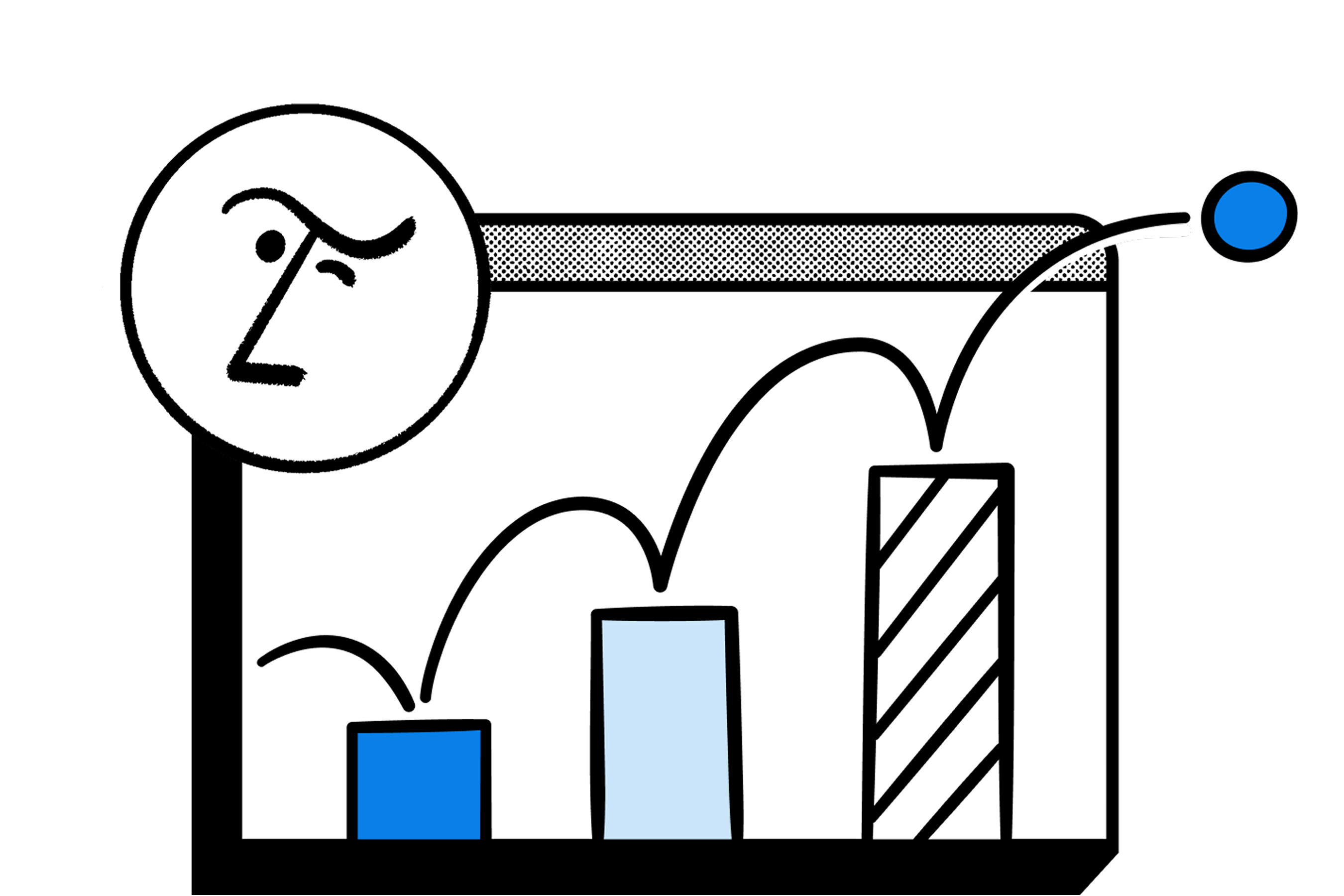 Notion's hand-drawn illustration of people making ideas together